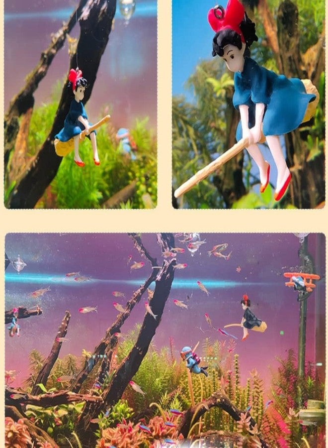 VAYINATO® 2 Pcs Floating Little Witch Aquarium Decorations Landscaping Fish Tank Toy - Cute and Lifelike Ornaments for a Magical Underwater World by Petzlifeworld - Image 3